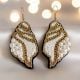 Handmade Jewelry Pearl Beaded Drop Earrings